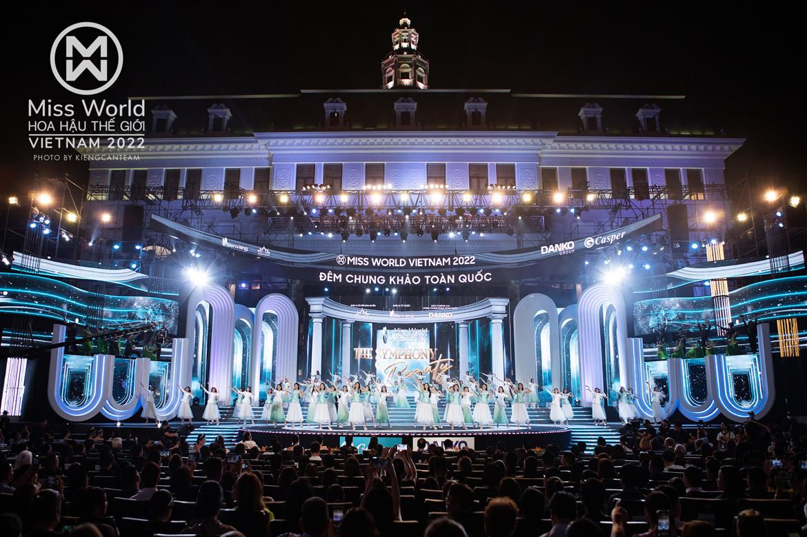 Khu đô thị Danko City lung linh trong Đêm chung khảo Toàn quốc Miss World Vietnam 2022 