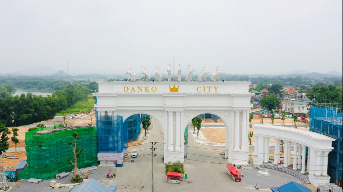 Các hạng mục cảnh quan, tiện ích của KĐT Danko City đã hoàn thành phần lớn.