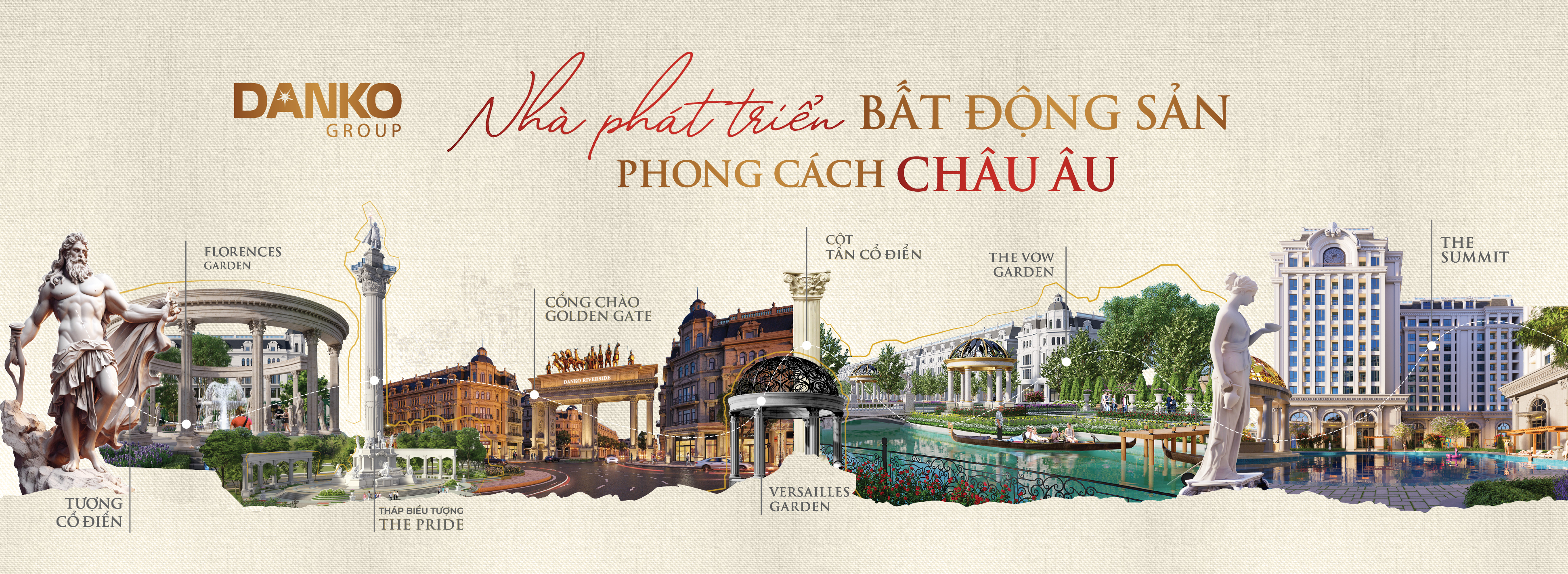 Nhà phát triển BĐS phong cách châu Âu